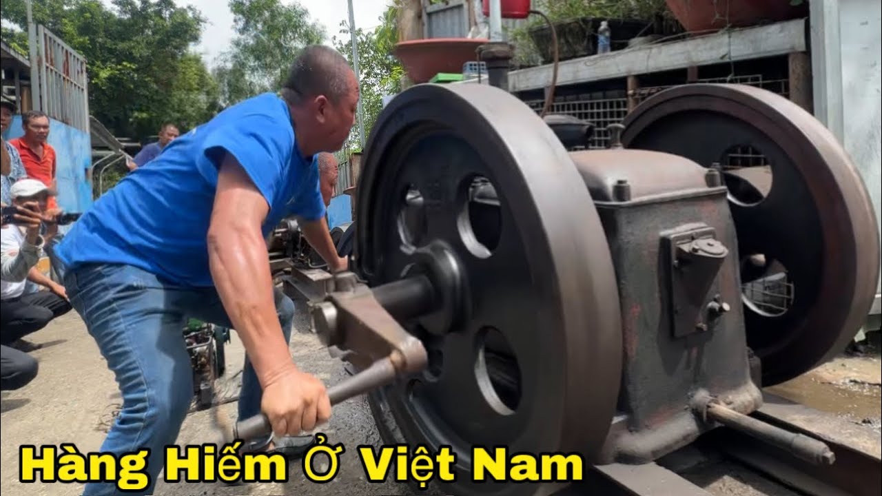 Siêu Phẩm Máy Cổ 2 Bánh Đà Khổng Lồ Có Tiếng Nổ Như Đốt Pháo Ngày Tết, nghe cực phê