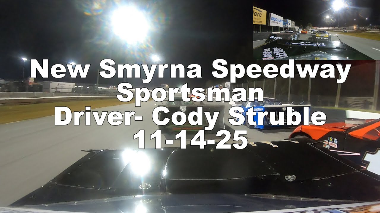Cody Struble New Smyrna Speedway Sportsman Feature 11-14-25