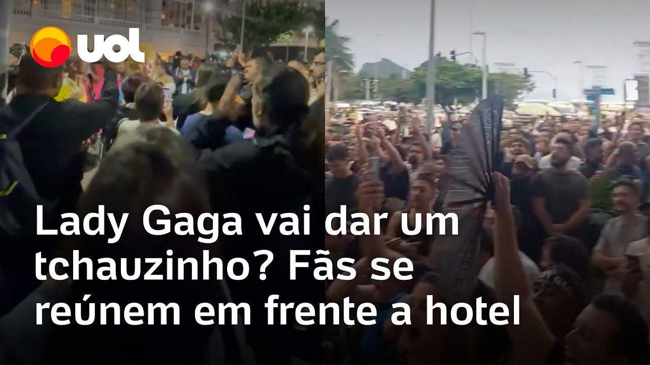 Lady Gaga vai dar um tchauzinho? Fãs se reúnem na frente do Copacabana Palace antes de show