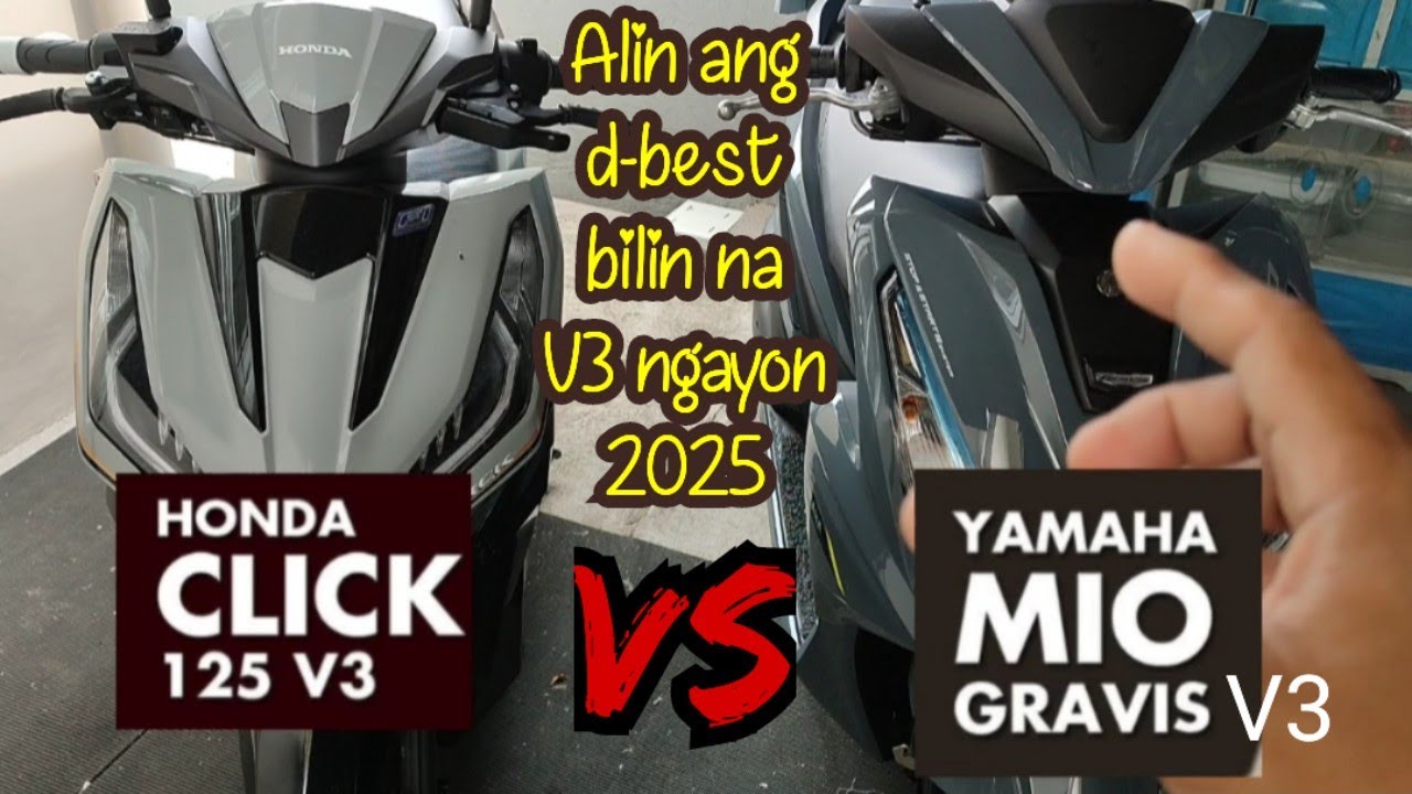 YAMAHA MIO GRAVIS V3 VS HONDA CLICK 125 V3 ano ang sulit at magandang bilhin?