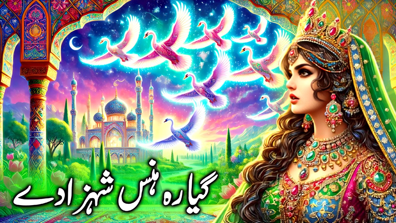 Giyara Hanas Shehzade || The eleven swan princess || moral story in Urdu