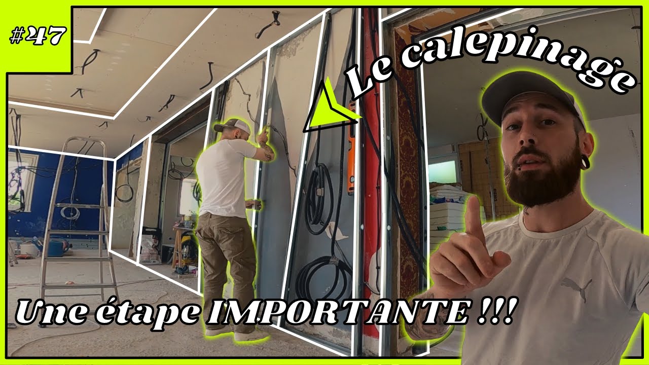 Doublage placo sur ossature m&eacute;tallique !!! - #47 R&eacute;novation Maison