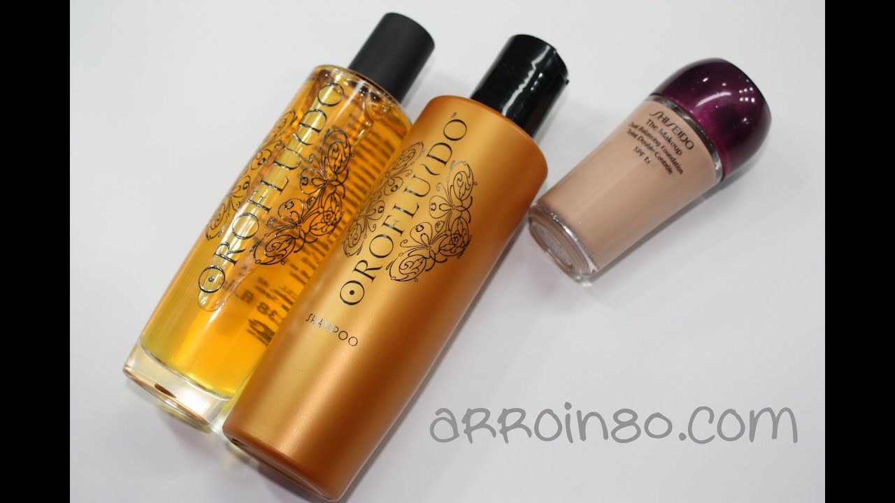 OROFLUIDO y maquillaje SHISEIDO