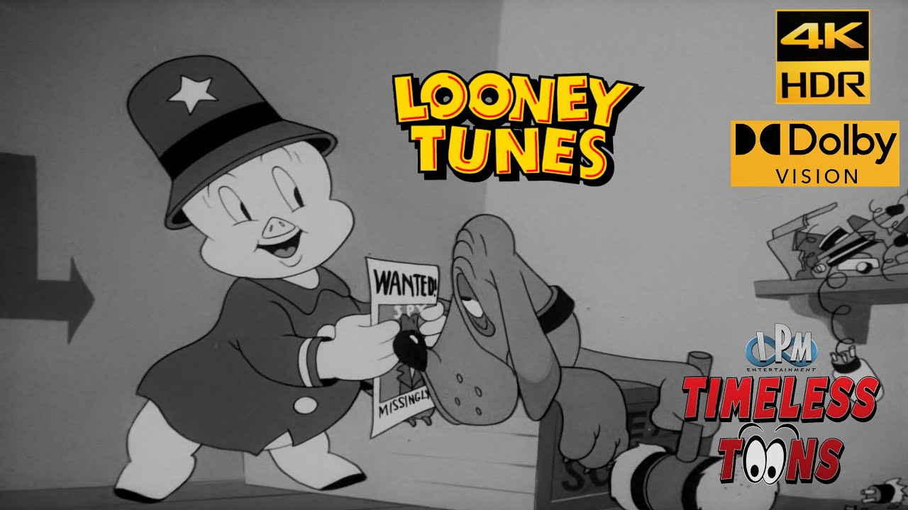 LOONEY TUNES: Confusions of a Nutzy Spy (Porky Pig) (1943) [4K HDR Dolby Vision Remastered]