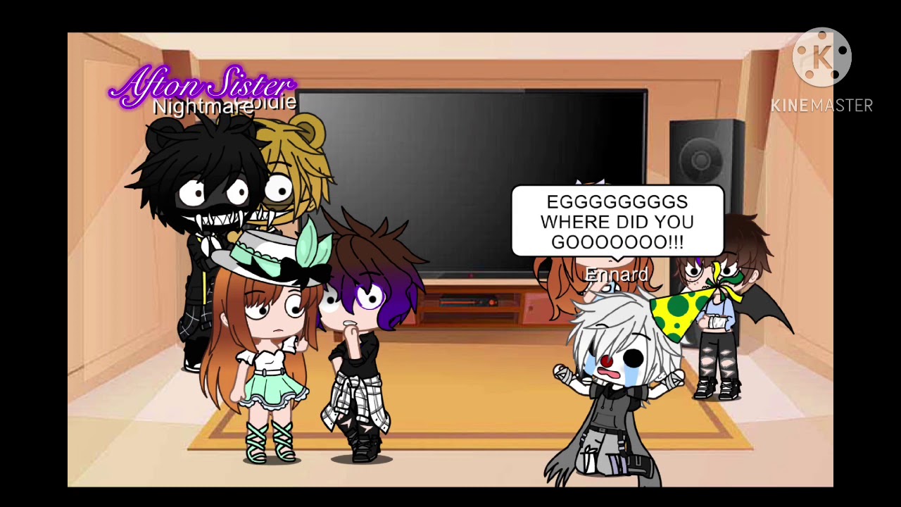 Aftons + others react to how to Micheal afton met the nightmares ||read description | OLD
