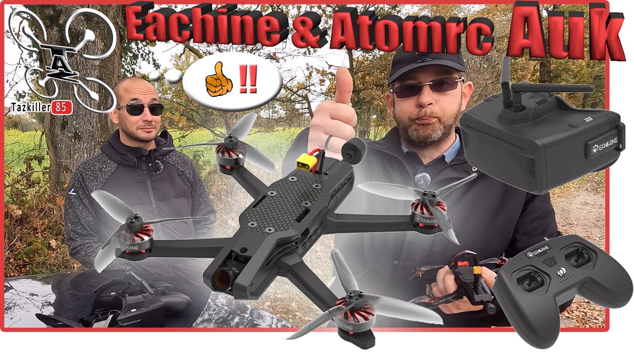 Eachine & AtomRC AUK - Review Test Démo - Pack RTF complet débutant et .....