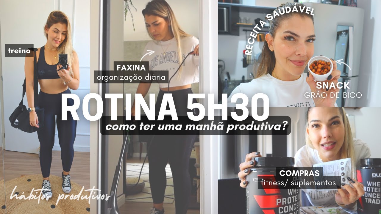 MANHÃ PRODUTIVA 5H30 | ROTINA DE CASA, TRABALHO E FAXINA