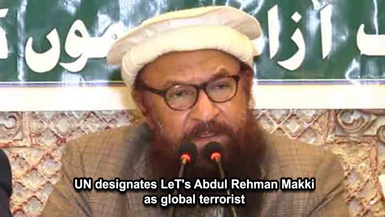 UN designates LeT's Abdul Rehman Makki as global terrorist