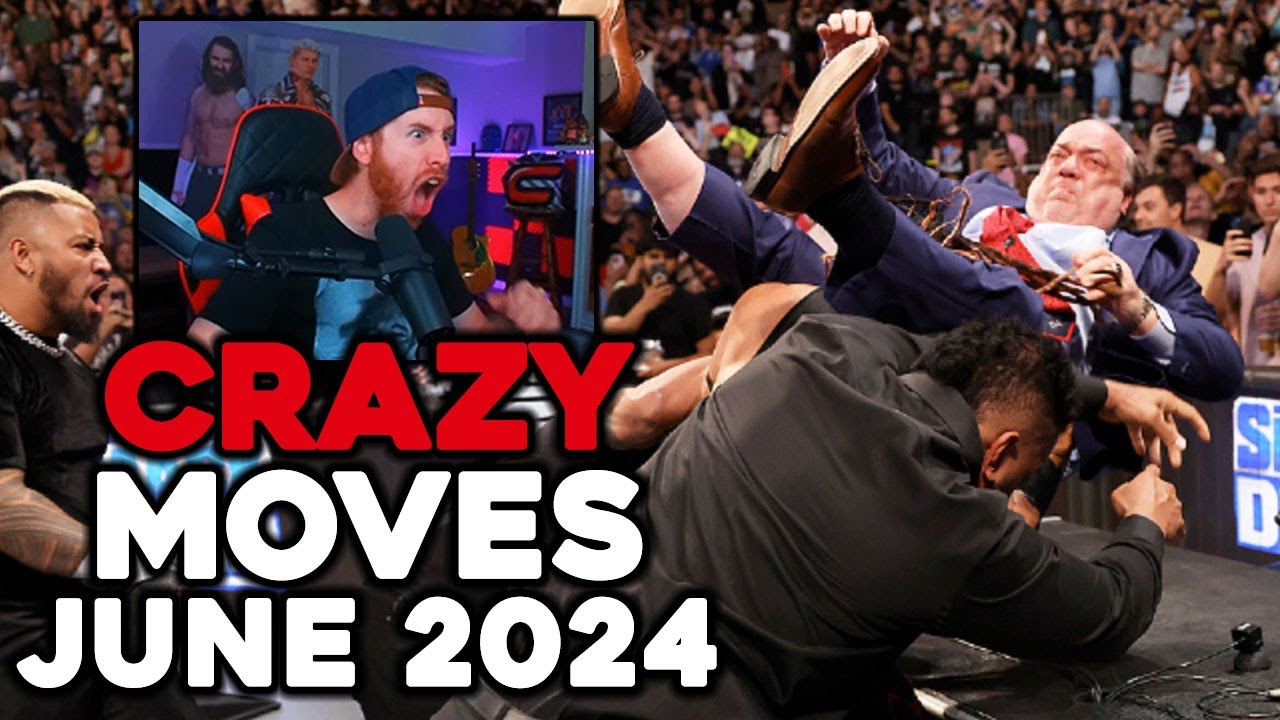 Самые безумные движения WWE за июнь 2024 года