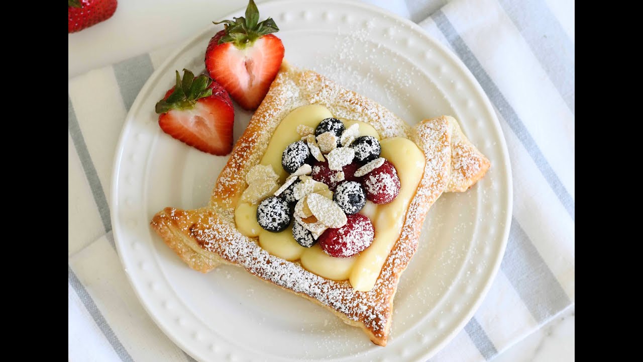 Berry Custard Pastry with Italian Crema Pasticcera