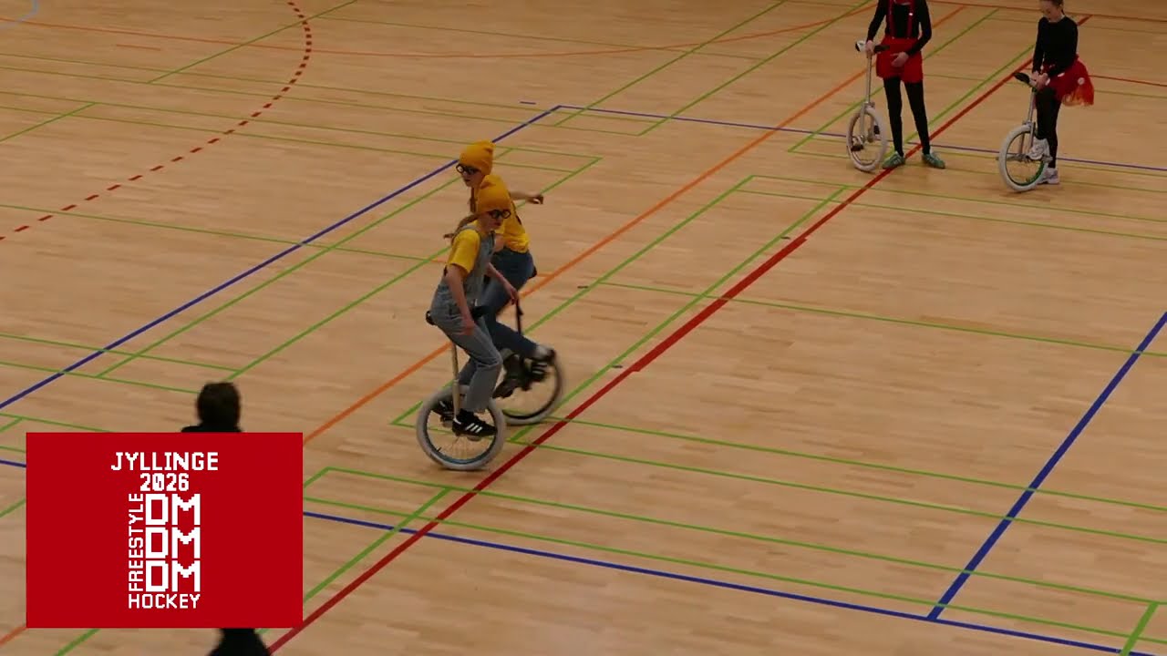 Unicykel Par Freestyle DM 2026 i Jyllinge hallen