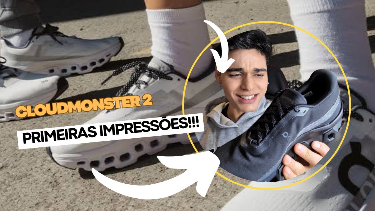 🔥UNBOXING do NOVO On Cloudmonster 2! | Vale a Pena? Minhas PRIMEIRAS IMPRESSÕES Reais (Calcei!)