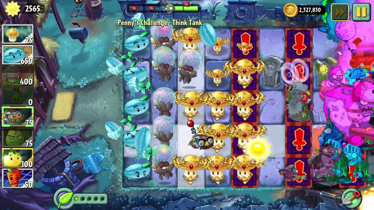 PvZ2 Reflourished Penny's Challenge: Think Tank