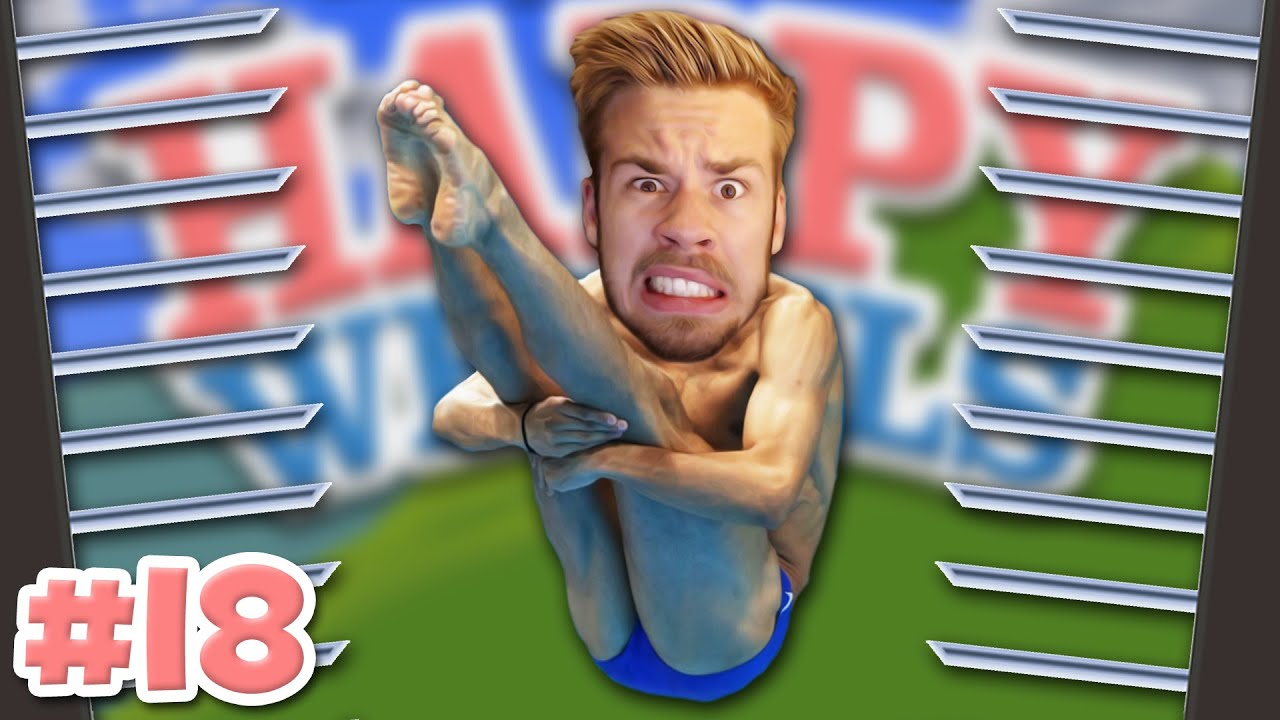 SPIKEFALL, BOTTLERUN, PETTER-NIKLAS! | Happy Wheels #18