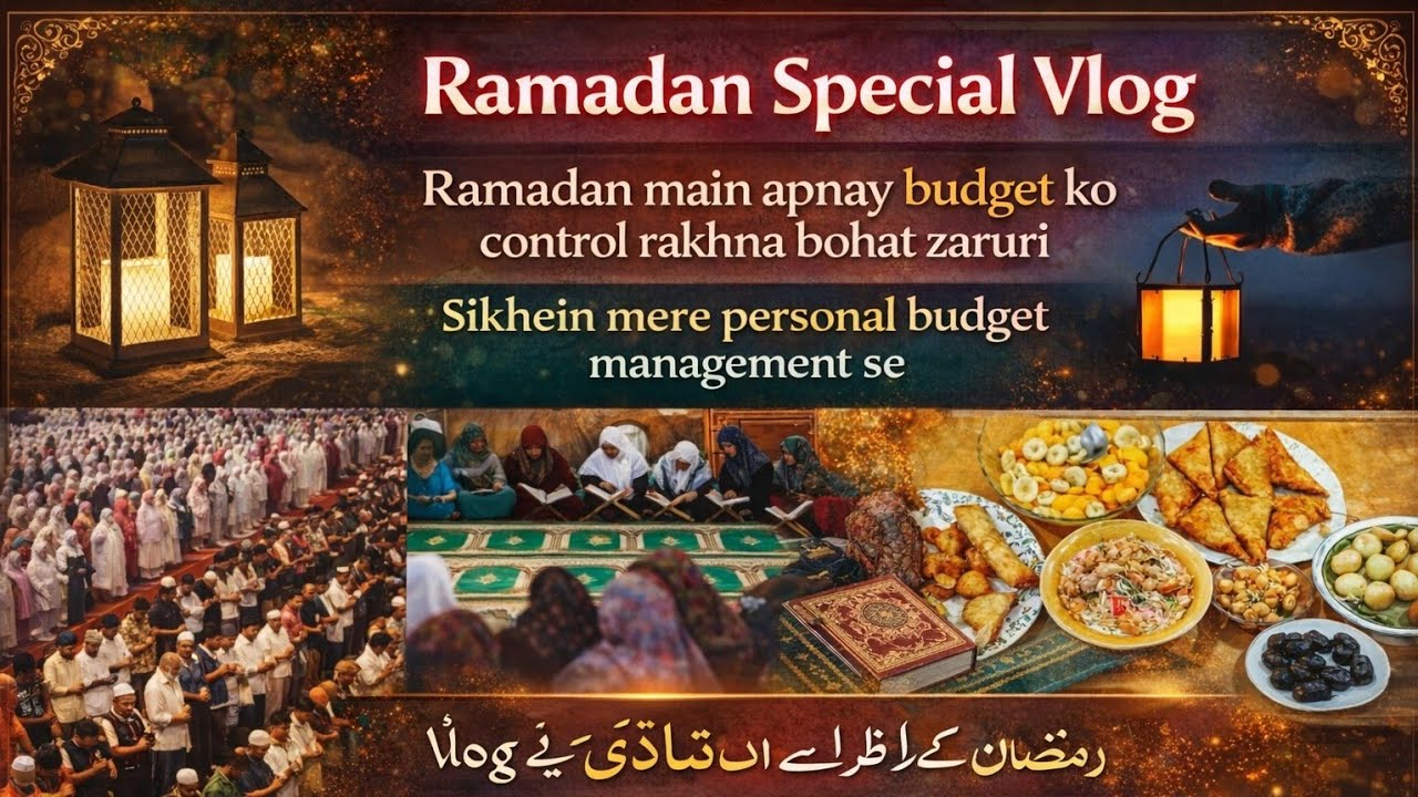 Ramadan Special Vlog| Ramadan Mein Budget Control Ka Complete Guide| Personal Budget Management Tips