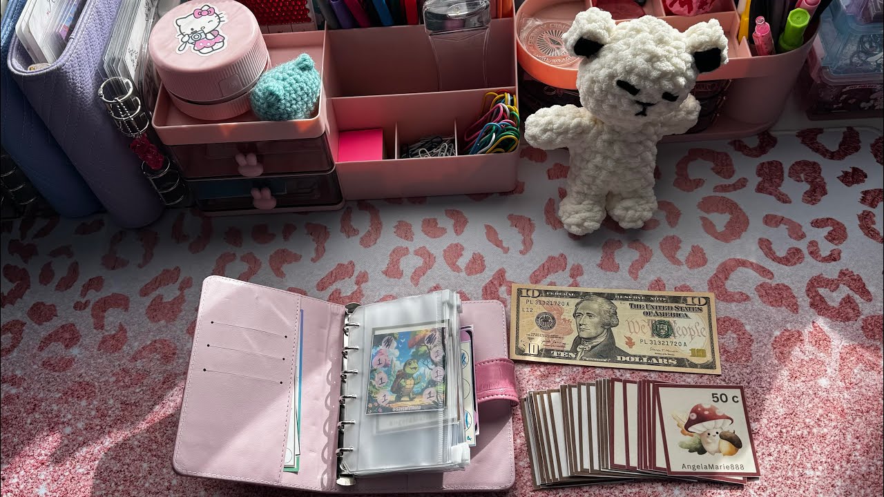Mini Monday Savings | Cash Stuffing $10 #cashstuffing #savingchallenges 