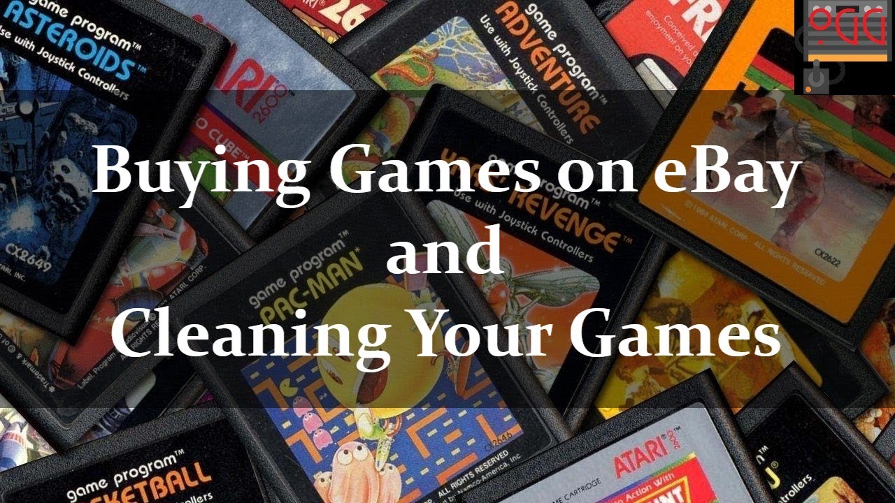 Retro Gaming - Buying Games on eBay & Game Cleaning (Atari 2600)