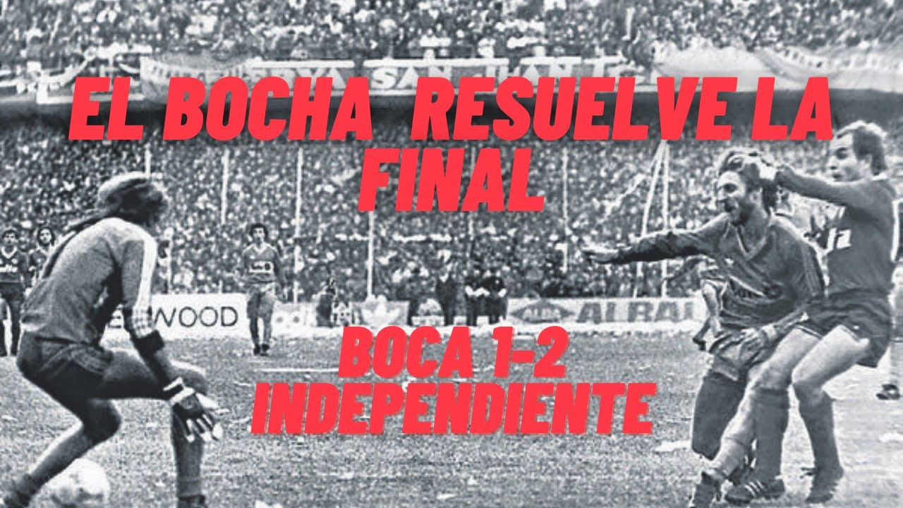 BOCA 1-2 INDEPENDIENTE Final vuelta Liguilla 1987 BOCHINI, una vez más...