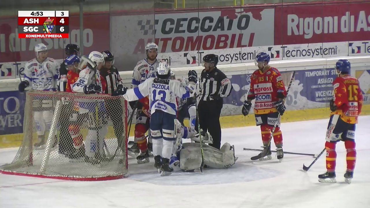 Highlights Asiago Hockey 1935 vs S.G. Cortina (5:6) 26/11/20