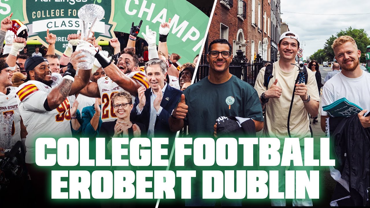 DAS GRÖßTE COLLEGE FOOTBALL EVENT IN EUROPA! 🏈🇮🇪
