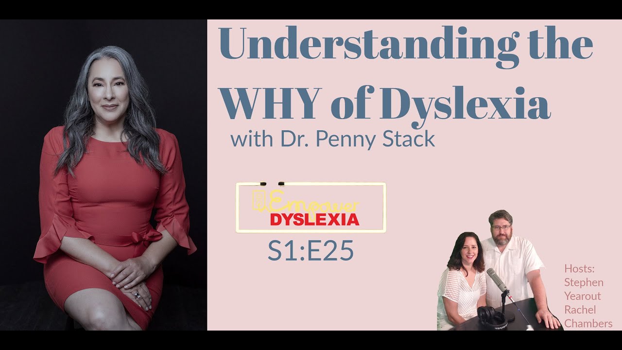 Show #25 Understanding the WHY of Dyslexia with Dr. Penny Stack