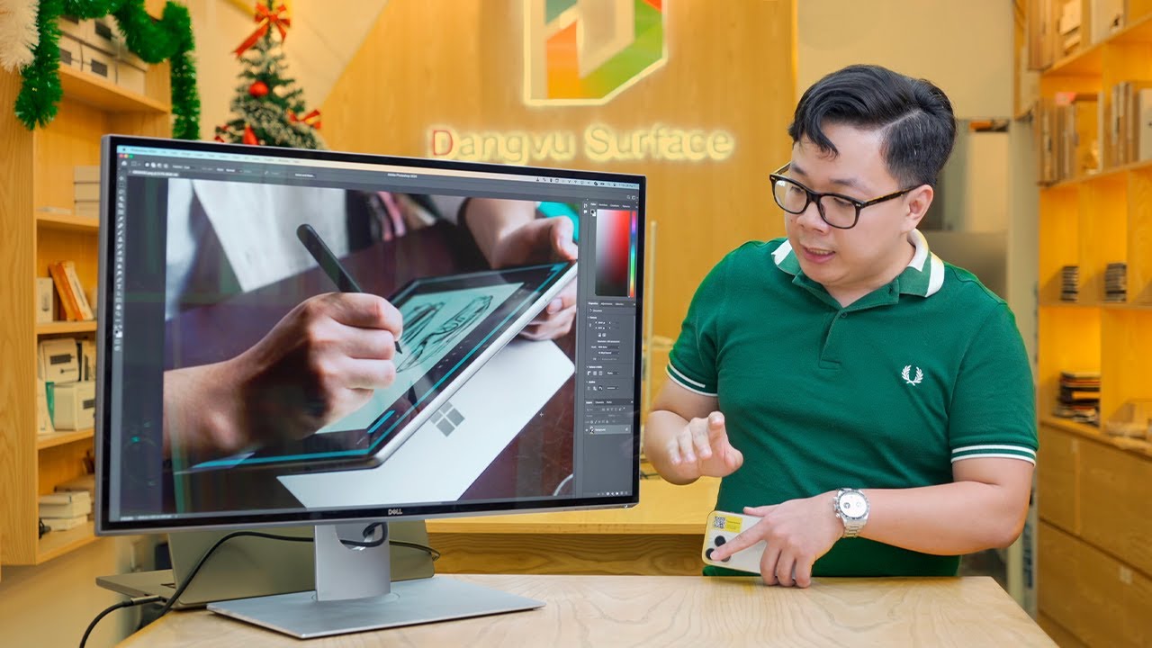 Review m&agrave;n h&igrave;nh 8K - Dell UltraSharp UP3218K