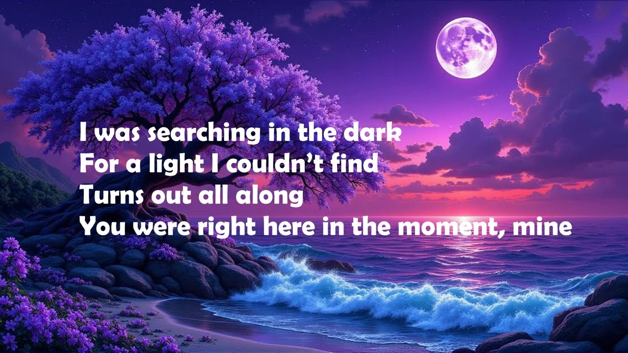 Right Here in the Moment (stargazing) song with lyrics
