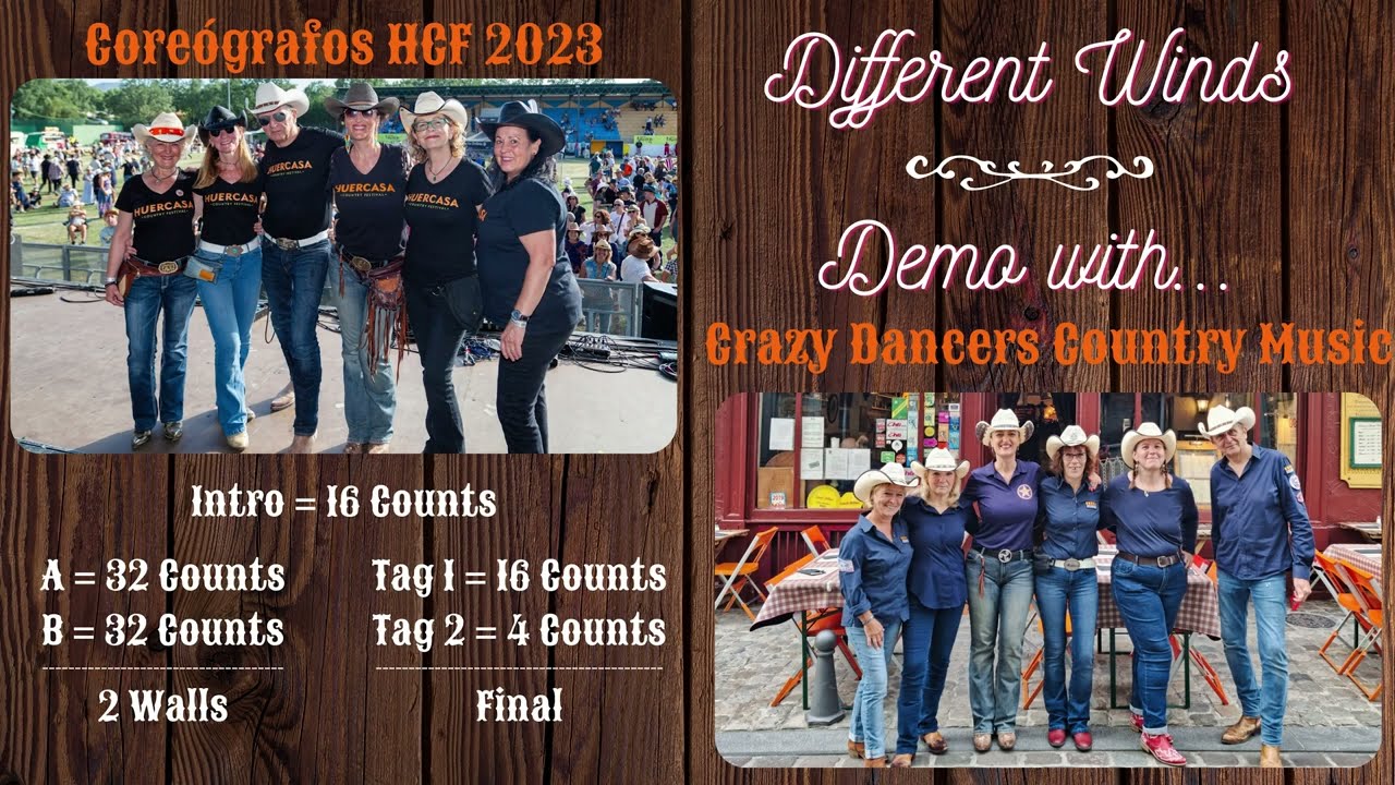 DIFFERENT WINDS (DEMO) Line Dance, Jenna Paulette, Country Music, Huercasa Country Festival 2023