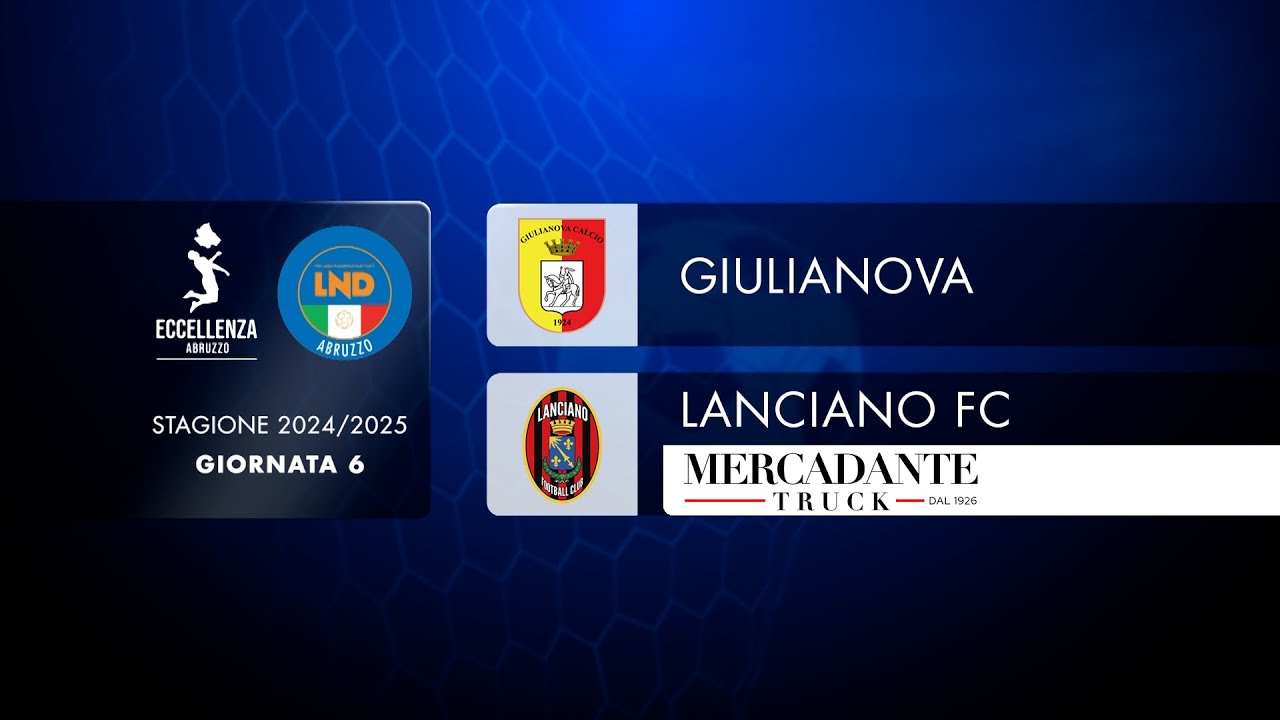 Eccellenza Abruzzo 6° giornata | Giulianova - Lanciano (4-1)