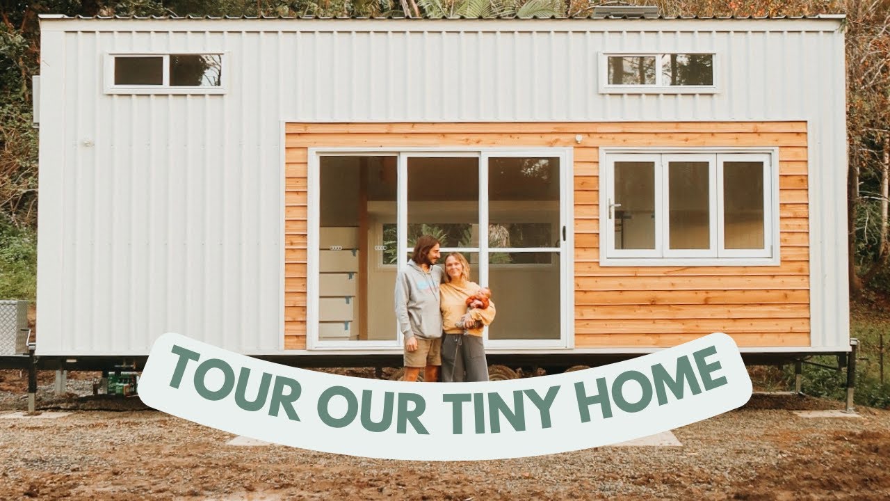 Tiny Home Tour // family of 3 in a 2 bedroom tiny