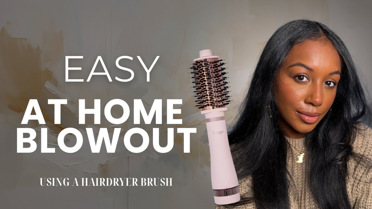 How to Do an Easy At-Home Blowout on Curly Hair | L’ange Hair Dryer Brush