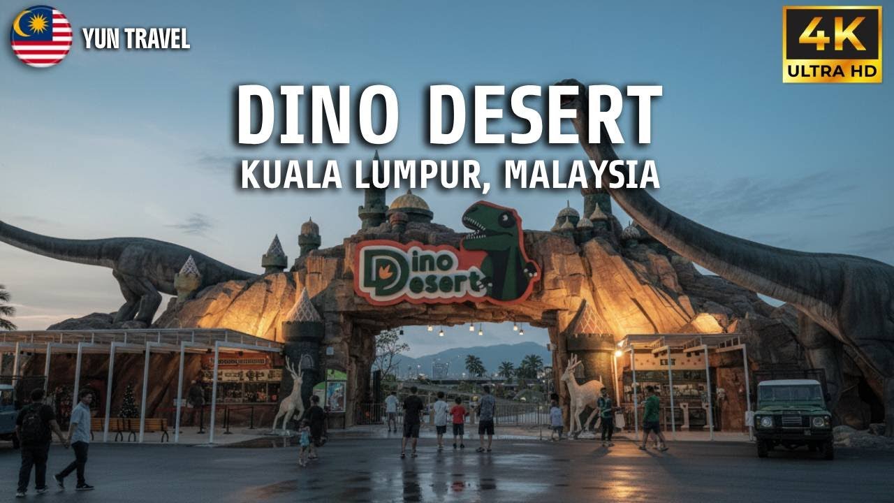 2026 Walking Tour at Asia’s BIGGEST Dinosaur Park 🦖 | Dino Desert Kuala Lumpur, Malaysia