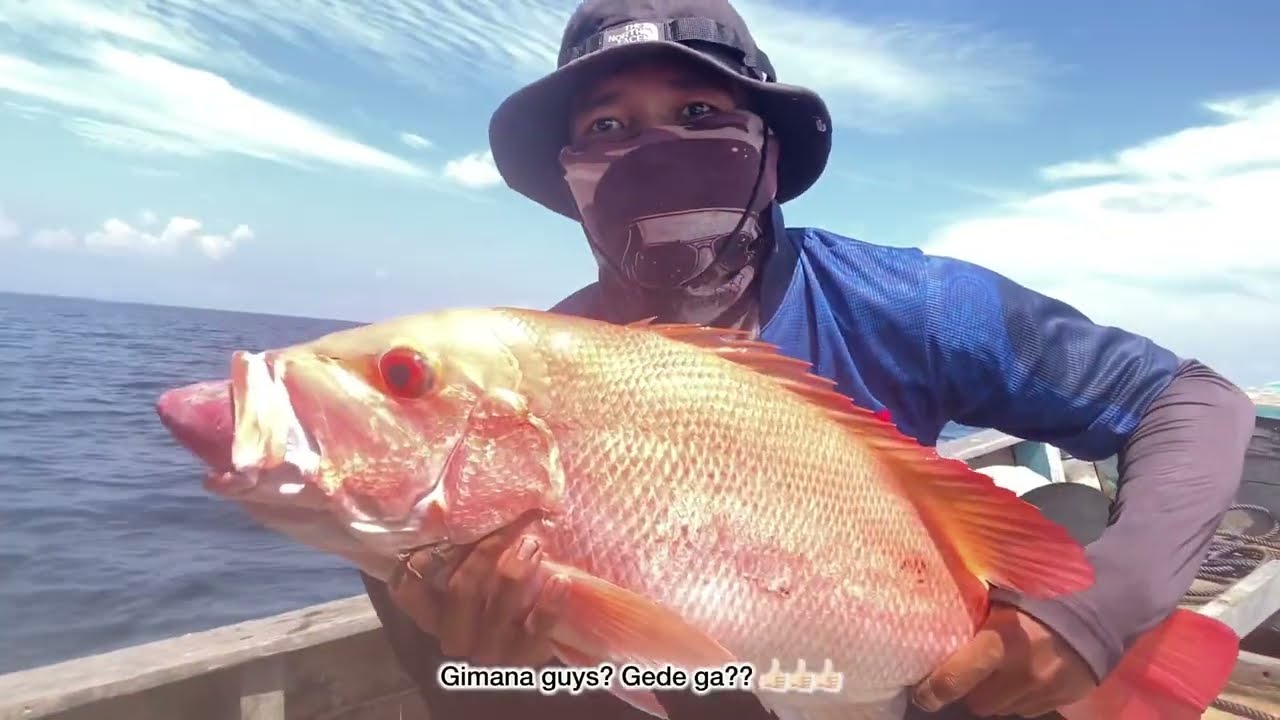 MANCING PAGI SAMPE SORE, STRIKE IKAN KAKAP MERAH UKURAN JUMBO! #fishing #mancing #fypシ #subscribe 