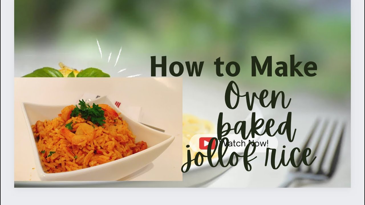 Oven Baked Jollof Rice