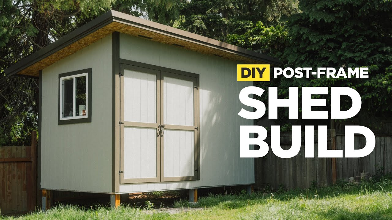 DIY Post Frame Shed Build &ndash; Part 3 of 3