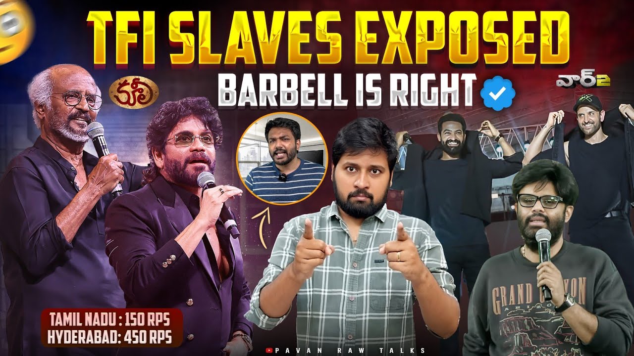 Coolie vs War 2 Mafia Exposed | TFI Yuvutha Slavery | Jr Ntr | Rajnikanth | Pavan Raw Talks 