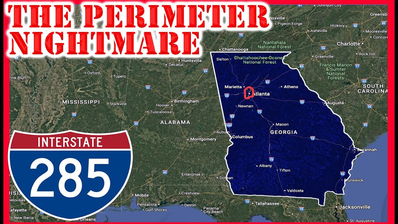 Why the I-285 Perimeter FAILED as an Atlanta Bypass and Became a Local Highway