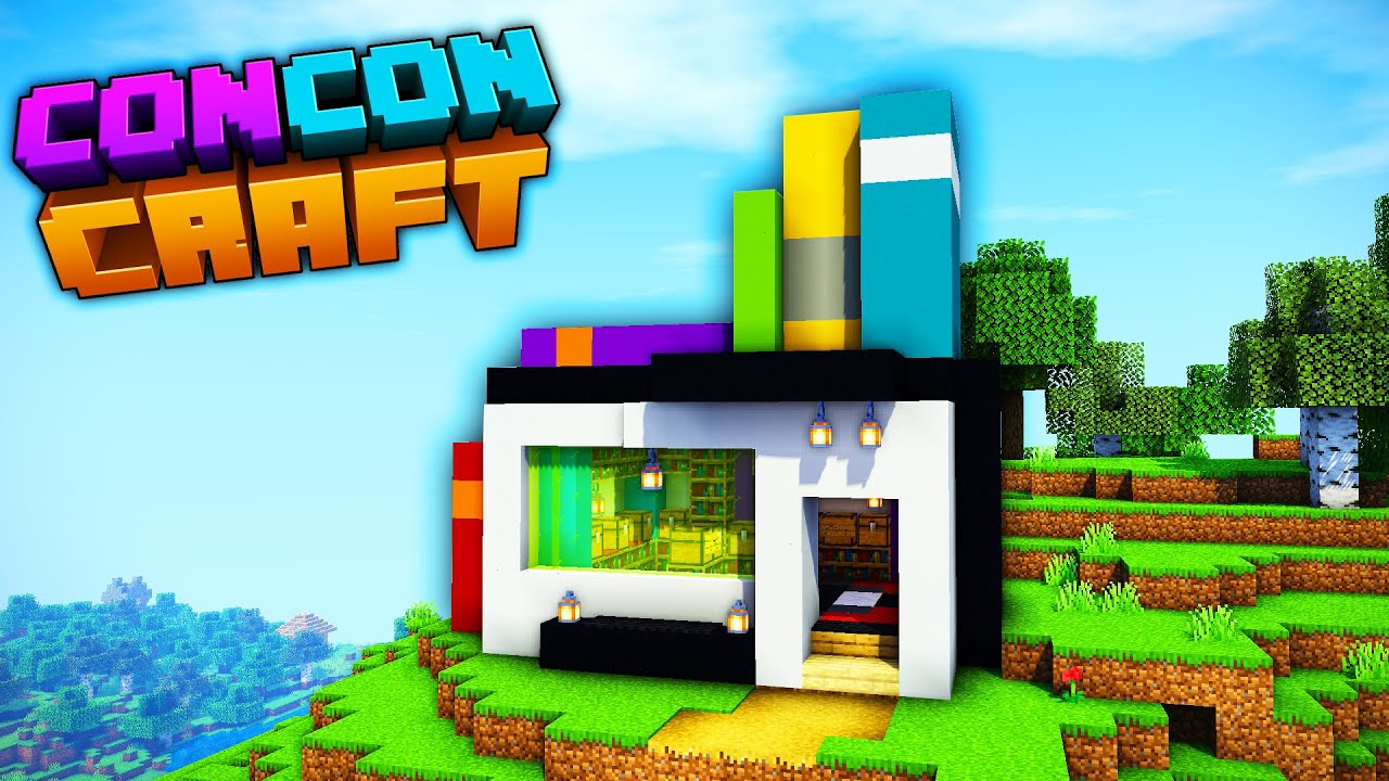 CONCONCRAFT AÇIK ÇARŞI KİTAPÇI DÜKKANI !! - Minecraft