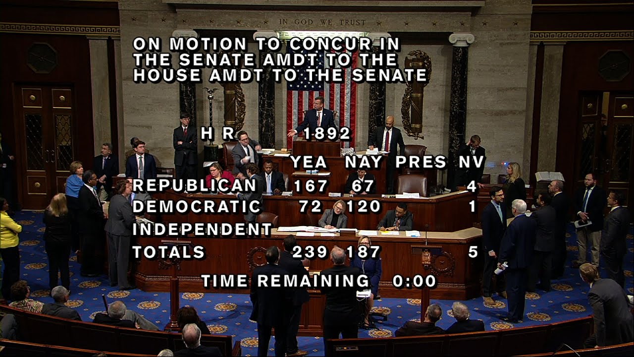US House Passes Budget, Ends Government Shutdown