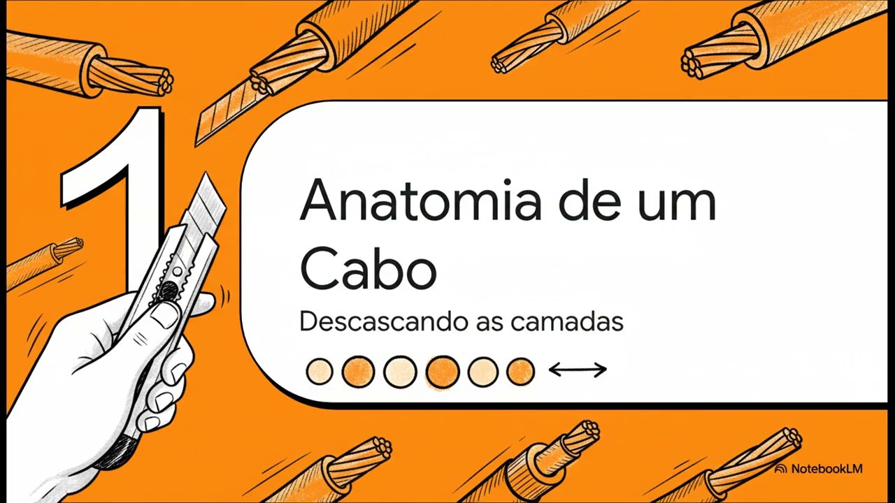 Estrutura física de um cabo de baixa tensão