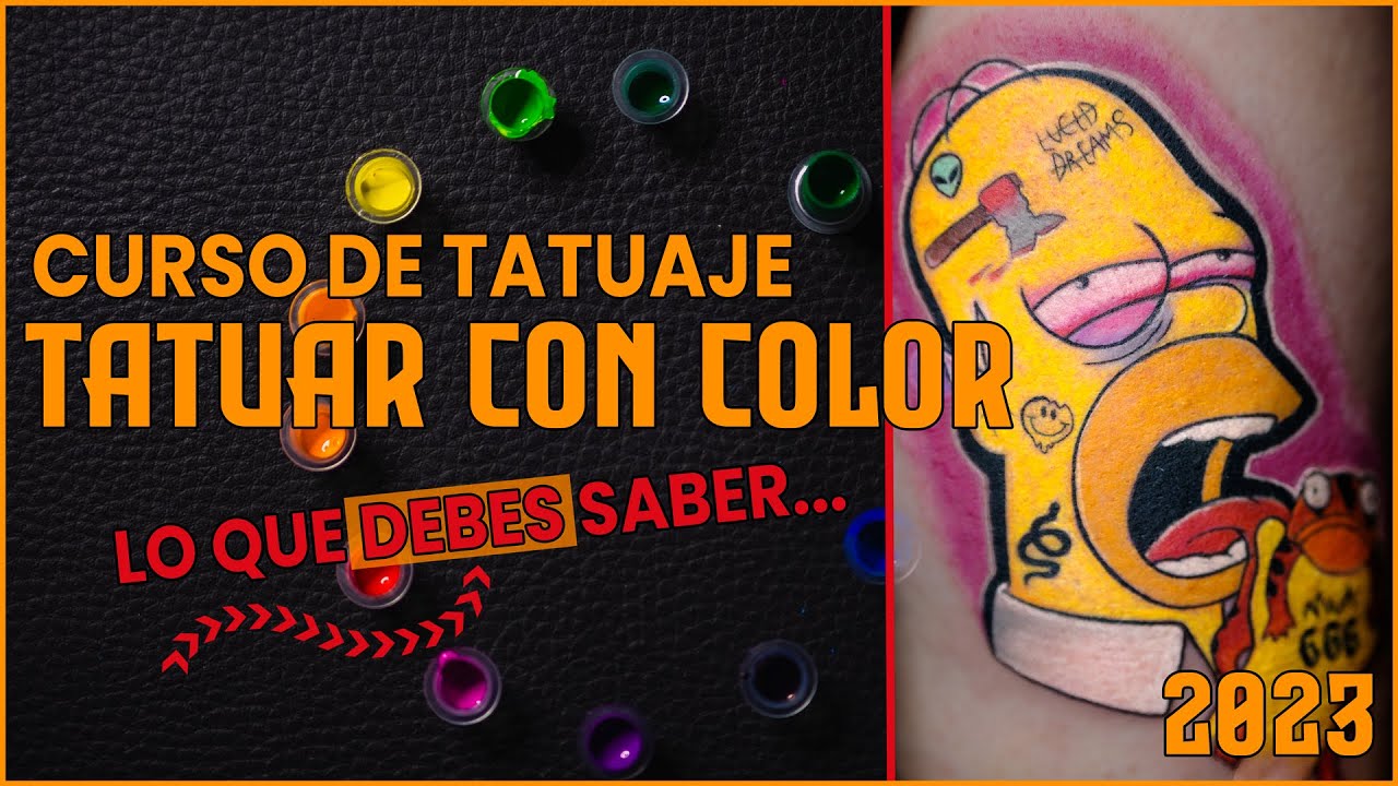 Como tatuar a color? Secretos y Consejos para tatuajes a color 🔥!. APRENDE A TATUAR COLOR