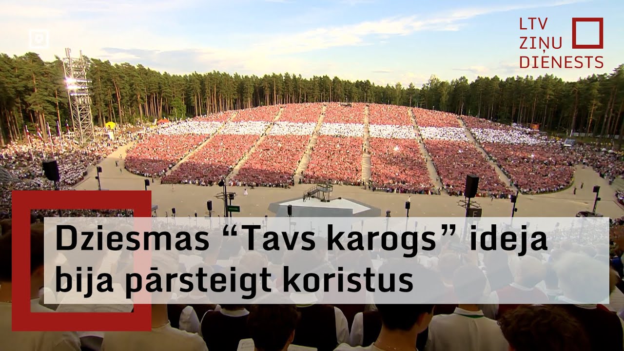 Viens no noslēguma koncerta “Te-aust” skaistākajiem brīžiem – dziesma “Tavs karogs”