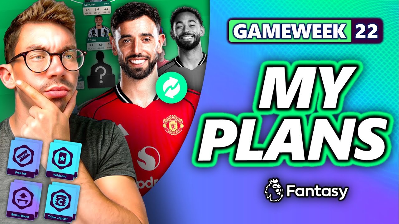 CHIP STRATEGY! 🍟 + FERNANDES IN? MY FPL GAMEWEEK 22 TRANSFER PLANS! Fantasy Premier League