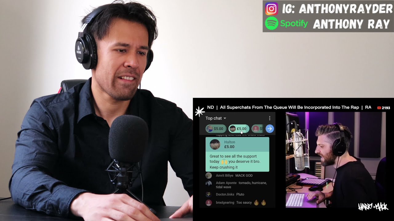 HARRY MACK RAPS ON EMINEM'S RAP GOD AND KILLS IT !!! REACTION