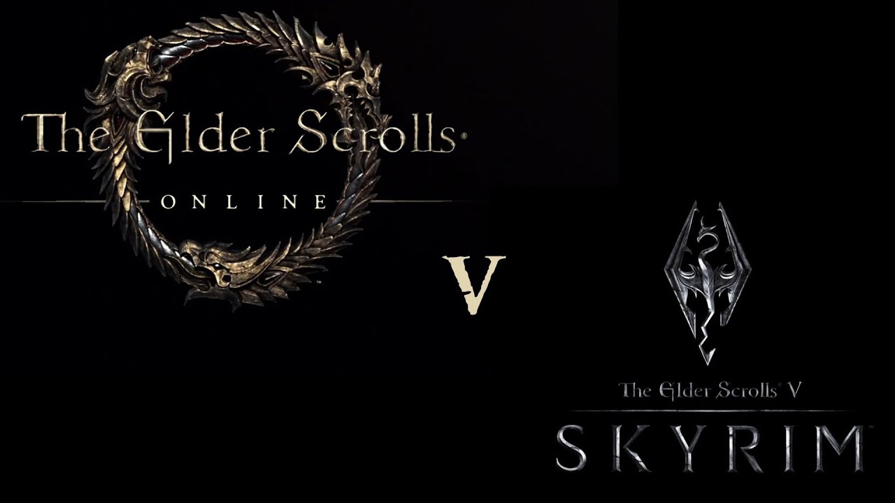 [ElderScrolls:Online VS Skyrim] [Graphics Showdown] [HD]