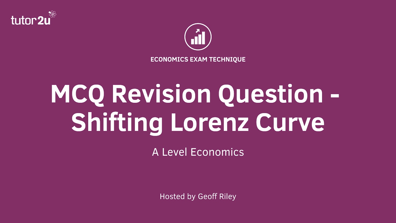 MCQ Revision Question - Shifting Lorenz Curve