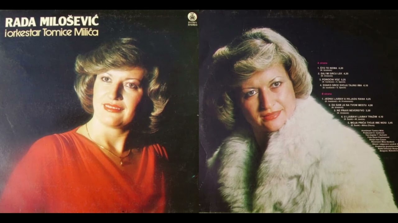 Rada Milošević - Moja priča tvoje ime nosi (Audio 1982)