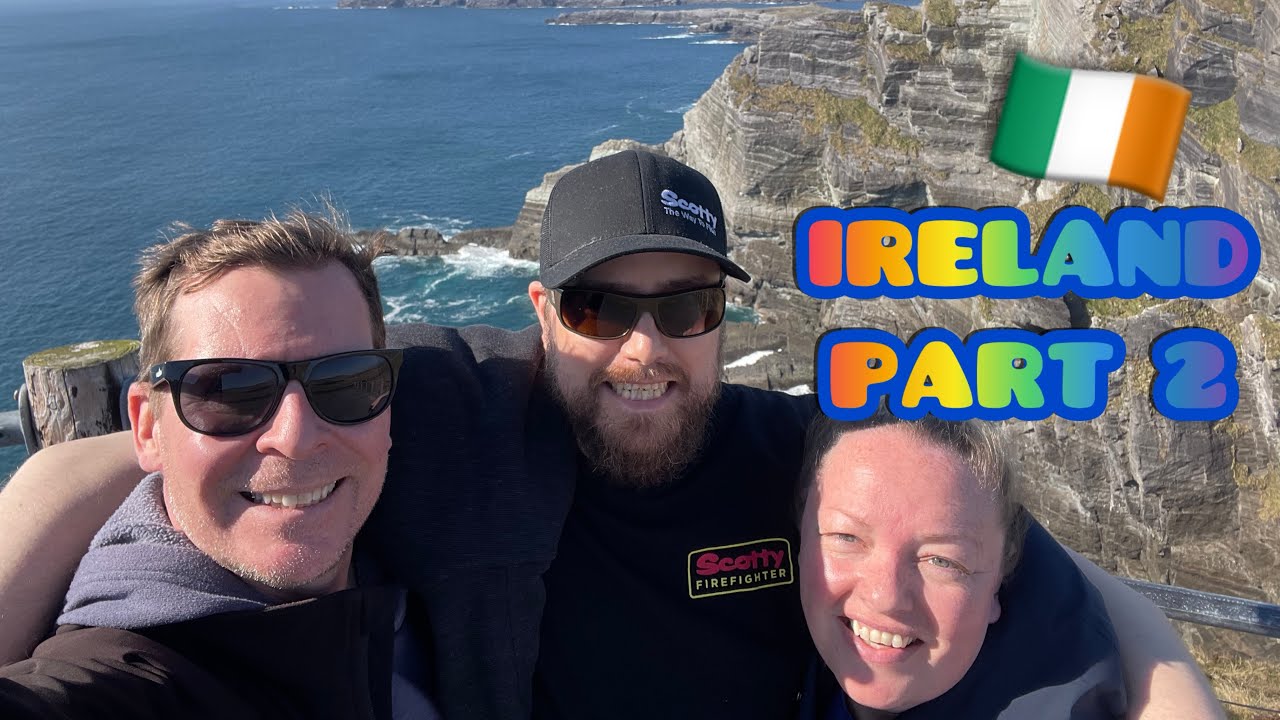KISSING THE BLARNEY STONE, 8TH WONDER OF THE WORLD, KERRY CLIFFS IRELAND ADVENTURE PART#2
