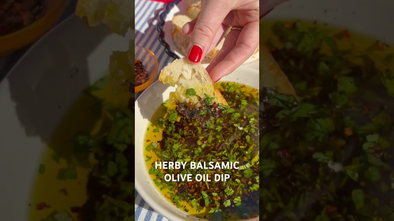 Herby Balsamic Olive Oil Dip 