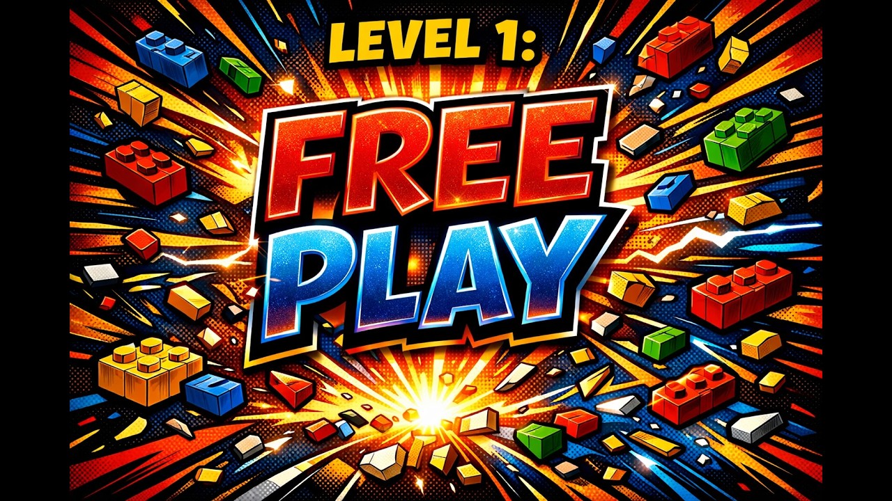 Lego Marvel Superheroes 2: Level 1 Free Play!!!